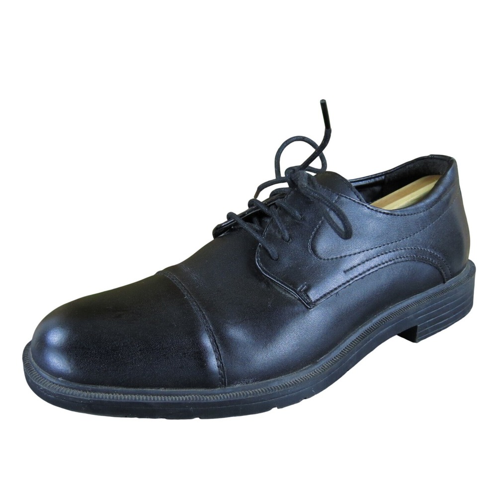 Dr. Scholl's Men's Remmy 2 Derby Oxfords Black Leather 9.5 Wide Gently Used 2025